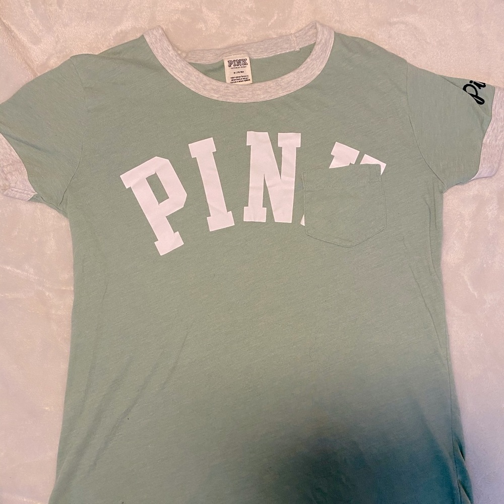PINK (sage green) short sleeve.